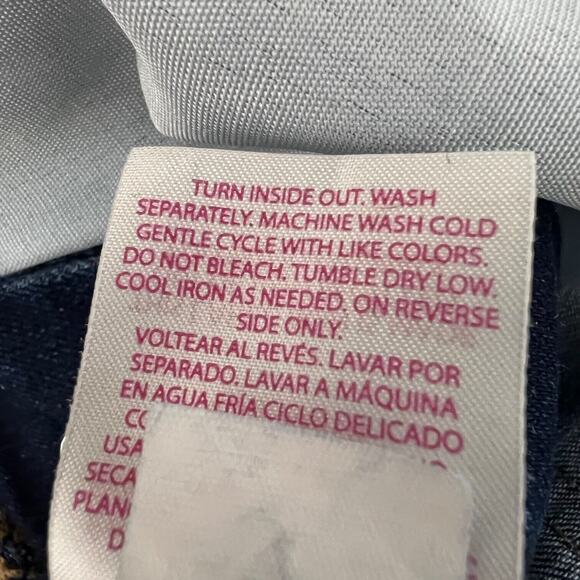 No Boundaries Juniors Denim Shortalls Large Dark Wash Bib Shorts Overalls Jorts - Picture 7 of 7